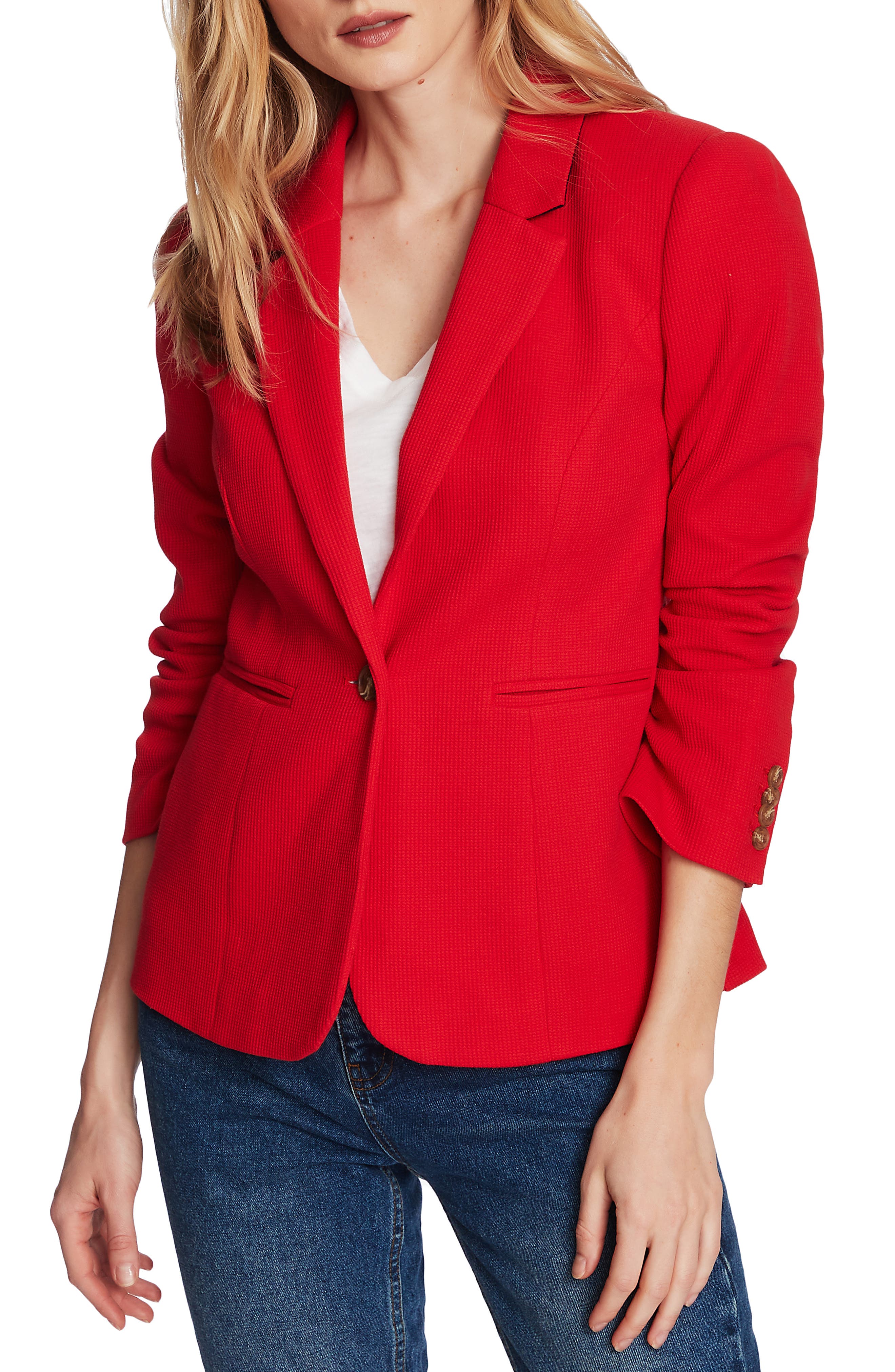Futbol Açım womens red jacket blazers 