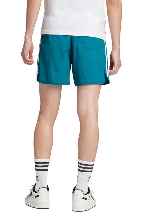 Adidas Originals Adidas Adicolor Recycled Polyester Sprinter Shorts In Blue