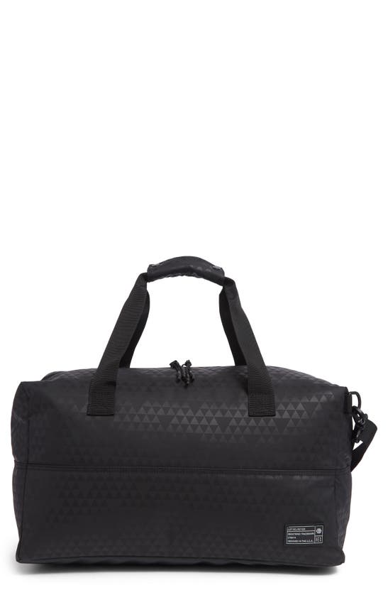Hex Aspect Water Resistant Duffle Bag In Black Triangle
