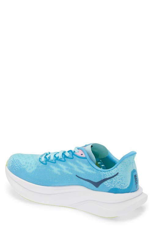 Hoka Mach 6 Running Shoe In Blue