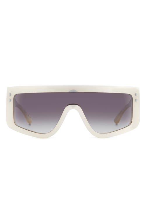 Isabel Marant 99mm Gradient Flat Top Sunglasses in Pearl White/Grey Shaded at Nordstrom