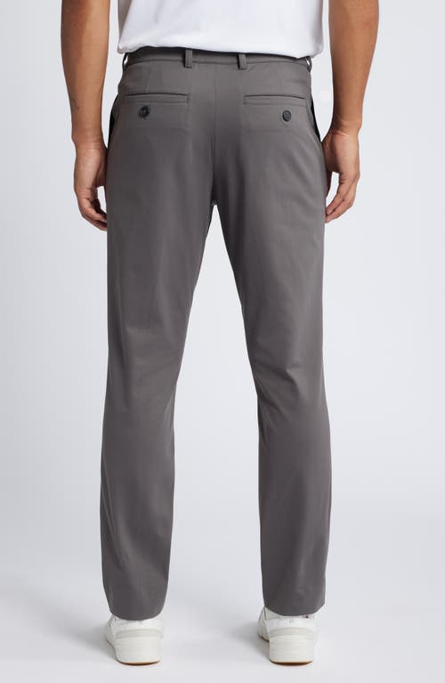 Mizzen + Main Mizzen+main Upton Flat Front Chinos In Pewter Solid