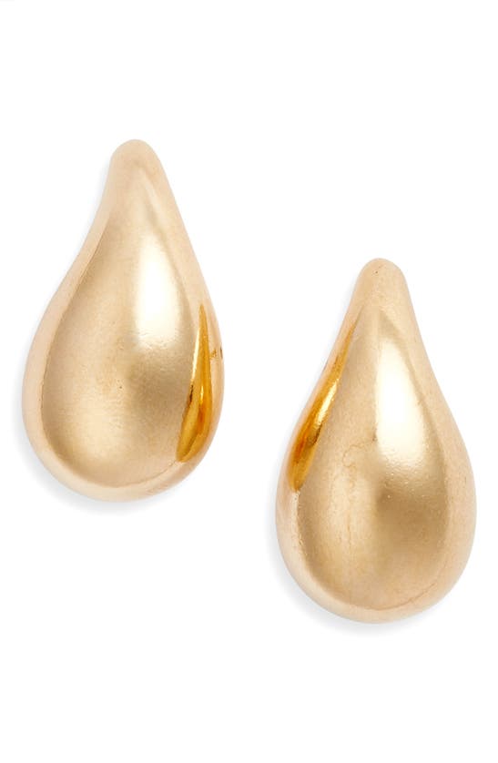 Shymi Pointy Teardrop Earrings In Gold