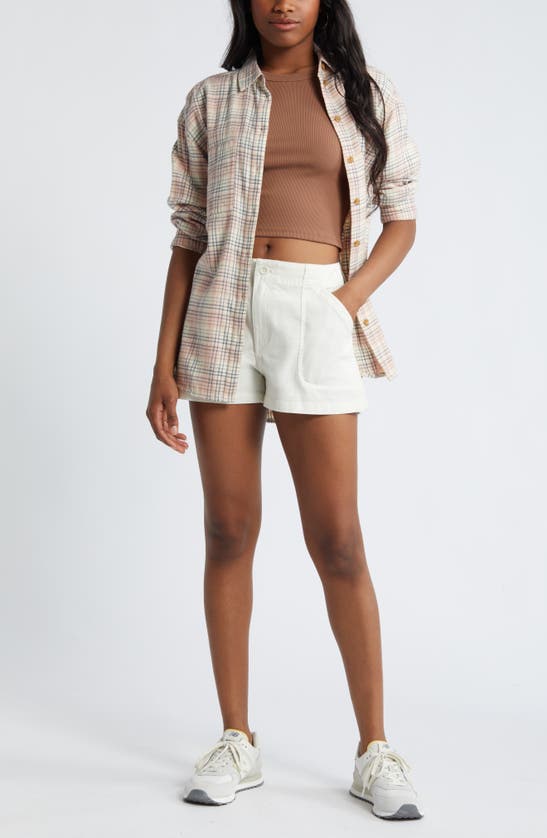 Shop Bp. Cotton Utility Shorts In Ivory