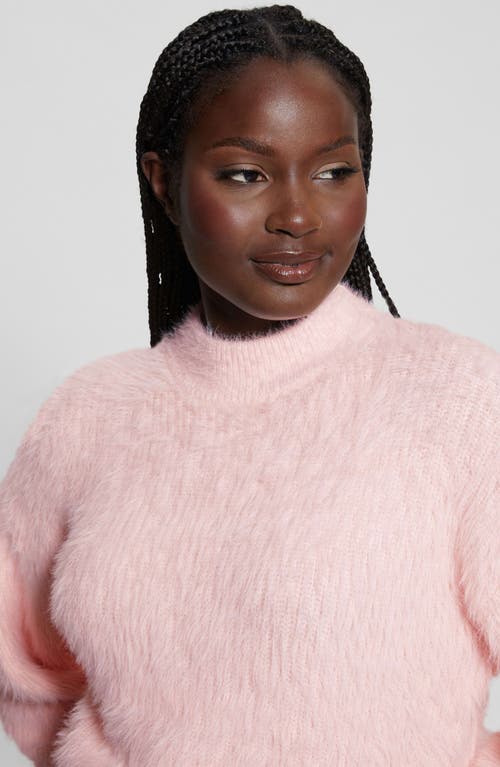 GUESS GUESS KEYLA FUZZY BISHOP SLEEVE SWEATER