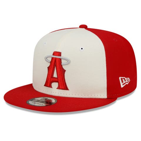 Men's Los Angeles Angels New Era Red Patch Pride 59FIFTY Fitted Hat