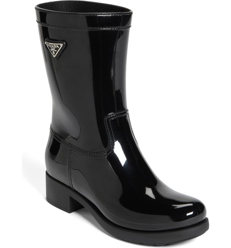 Prada Rubber Rain Boot (Women) | Nordstrom