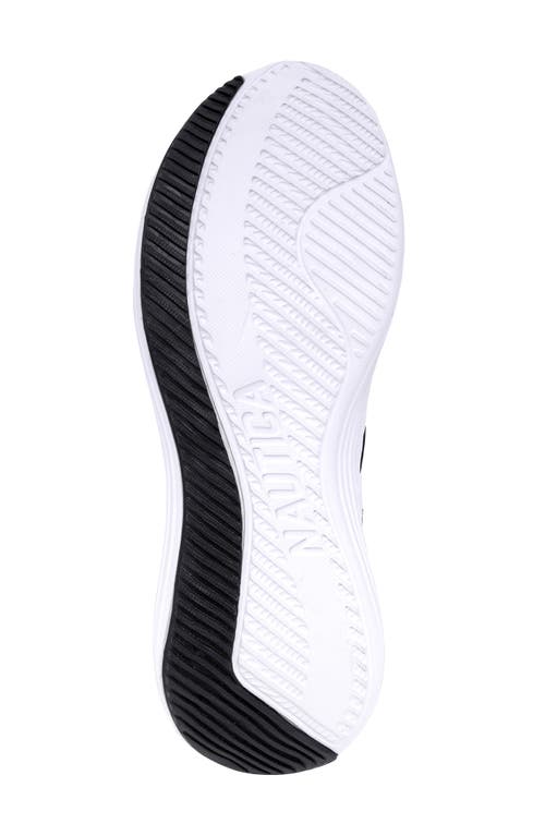 Shop Nautica Athletic Sneaker In White/black