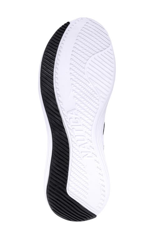 Nautica Athletic Sneaker In White/black