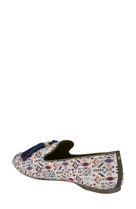 Shop Birdies Starling Embroidered Flat In Multi Tapestry