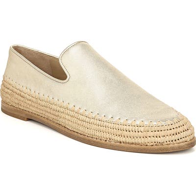 Vince Jalen Espadrille Loafer- Metallic