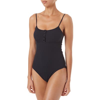 Melissa Odabash Calabasas Ribbed One-Piece Swimsuit