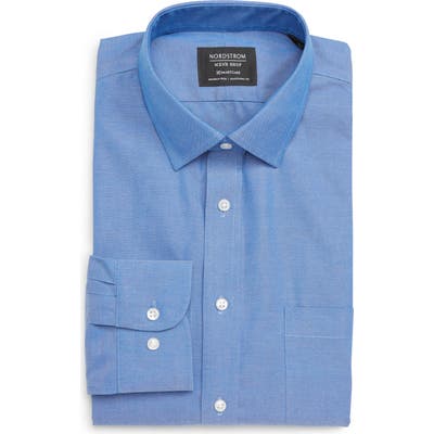 Nordstrom Shop Smartcare(TM) Traditional Fit Dress Shirt - Blue