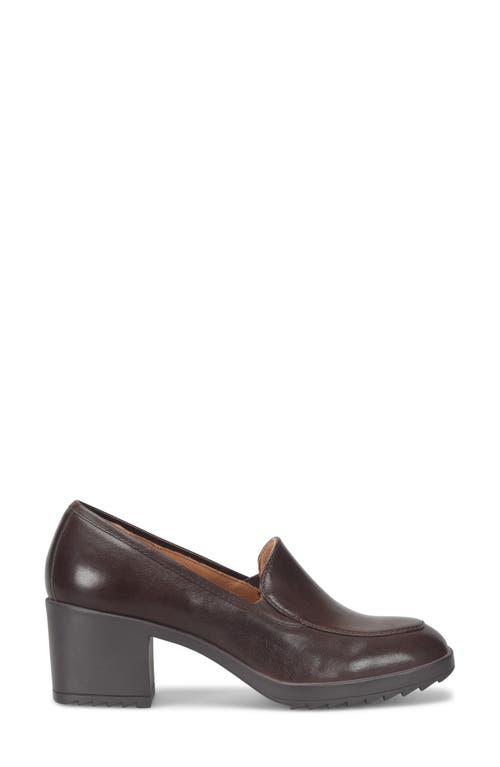 Shop Comfortiva Hailey Loafer Pump In Chocolate