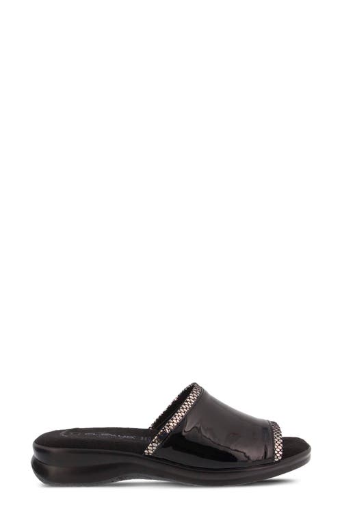 Shop Flexus By Spring Step Cumbia Slide Sandal In Black