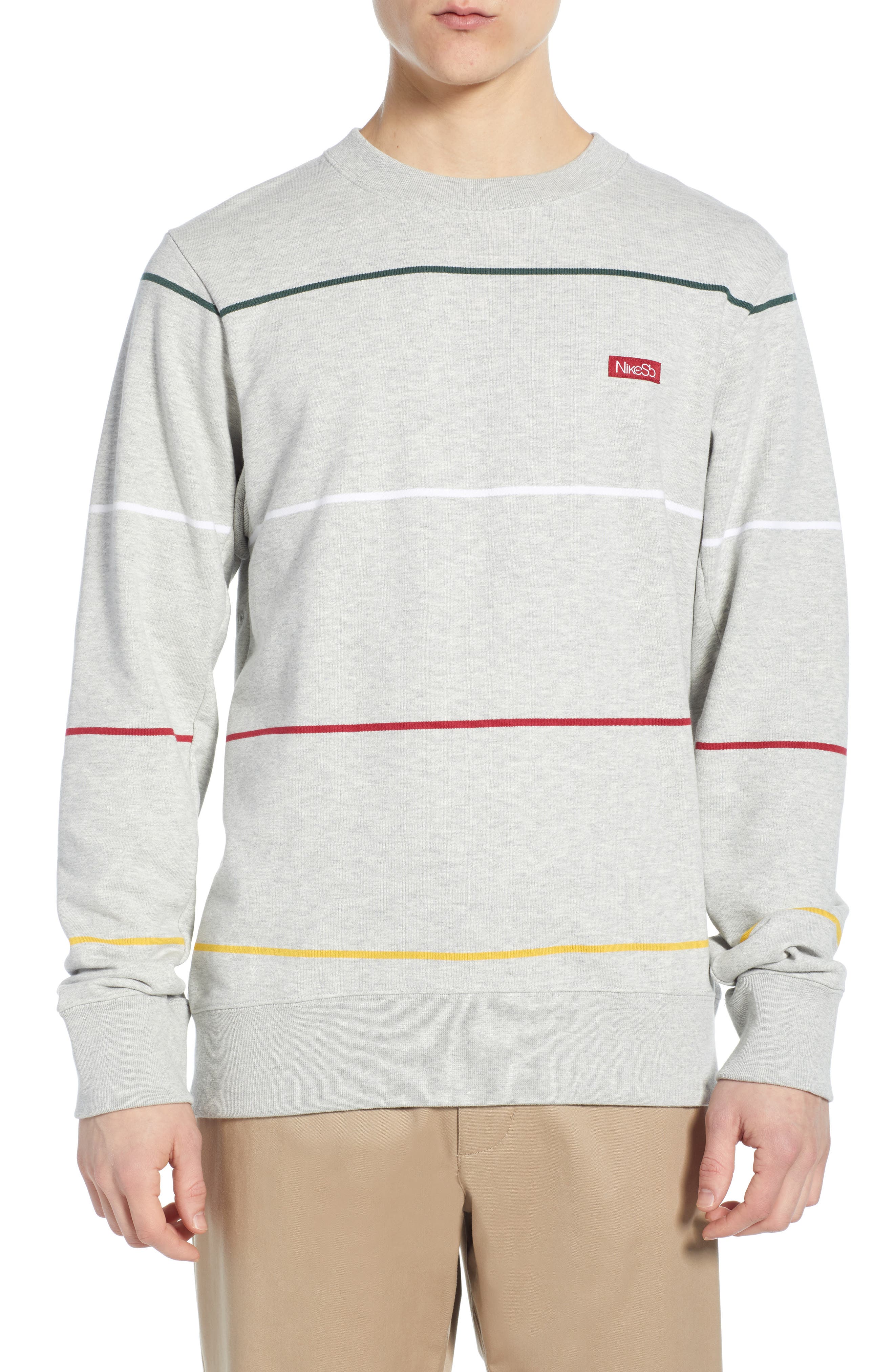 Nike SB Everett Long Sleeve Striped Sweatshirt | Nordstrom