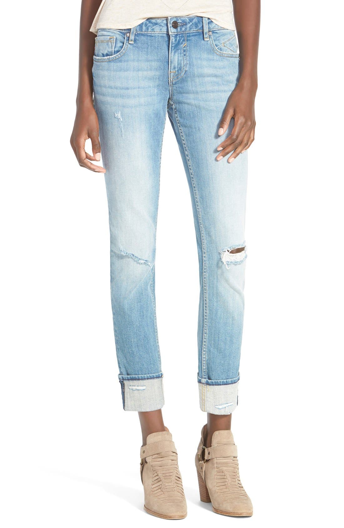 Vigoss 'Chelsea' Stretch Jeans (Light Wash) Nordstrom
