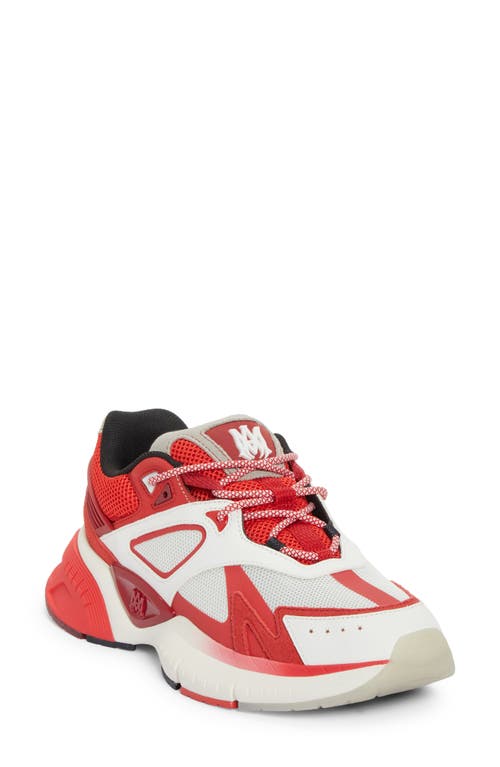 MA Runner Sneaker in Red-Red
