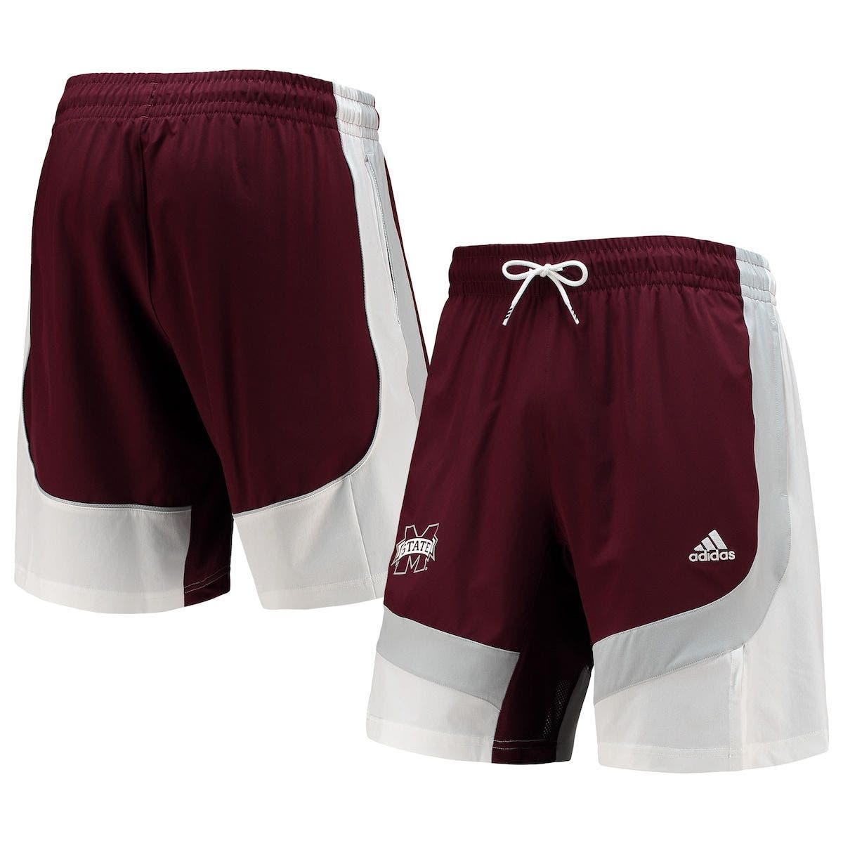 adidas maroon soccer shorts