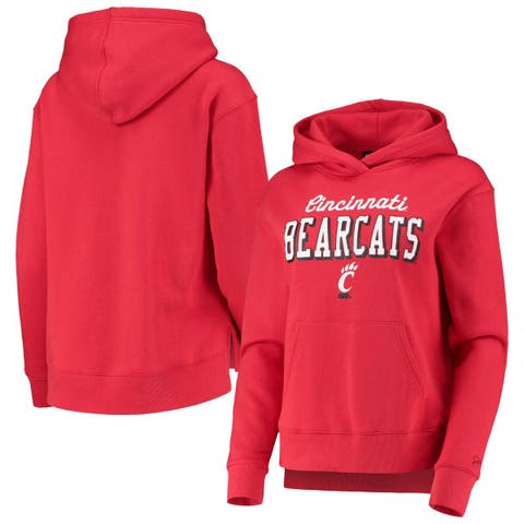 Champion Cincinnati Bearcats Hockey-Style Hoodie, Red/ Black