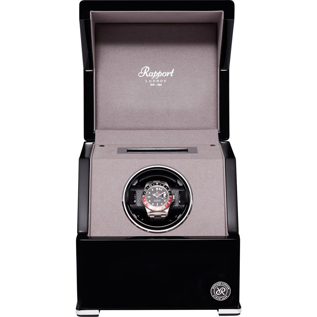 Rapport London Perpetua Single Watch Winder In Ebony