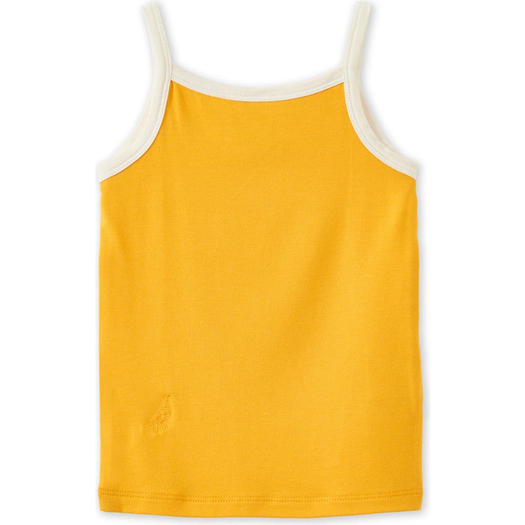 Vild House Of Little Ecovero Thin Strap Tank Top In Bumble Bee Yellow