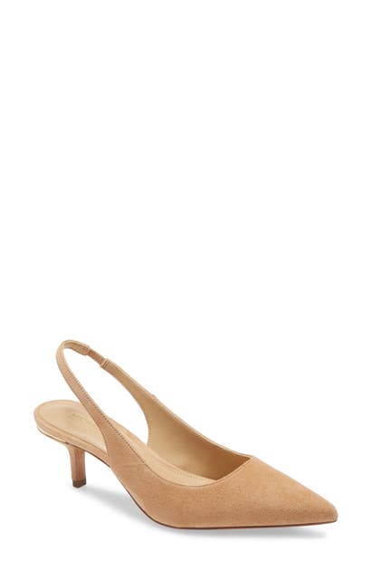 Michael Kors Page Pointed Toe Pump In Suede