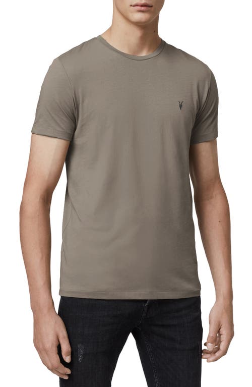 AllSaints Tonic Slim Fit Crewneck T-Shirt in Flint Grey