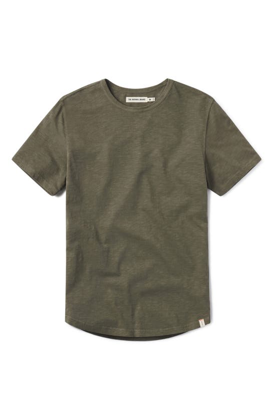 Shop The Normal Brand Legacy Perfect Cotton T-shirt In Dusty Olive