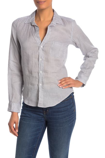 Frank Eileen Barry Linen Tailored Shirt Nordstrom Rack