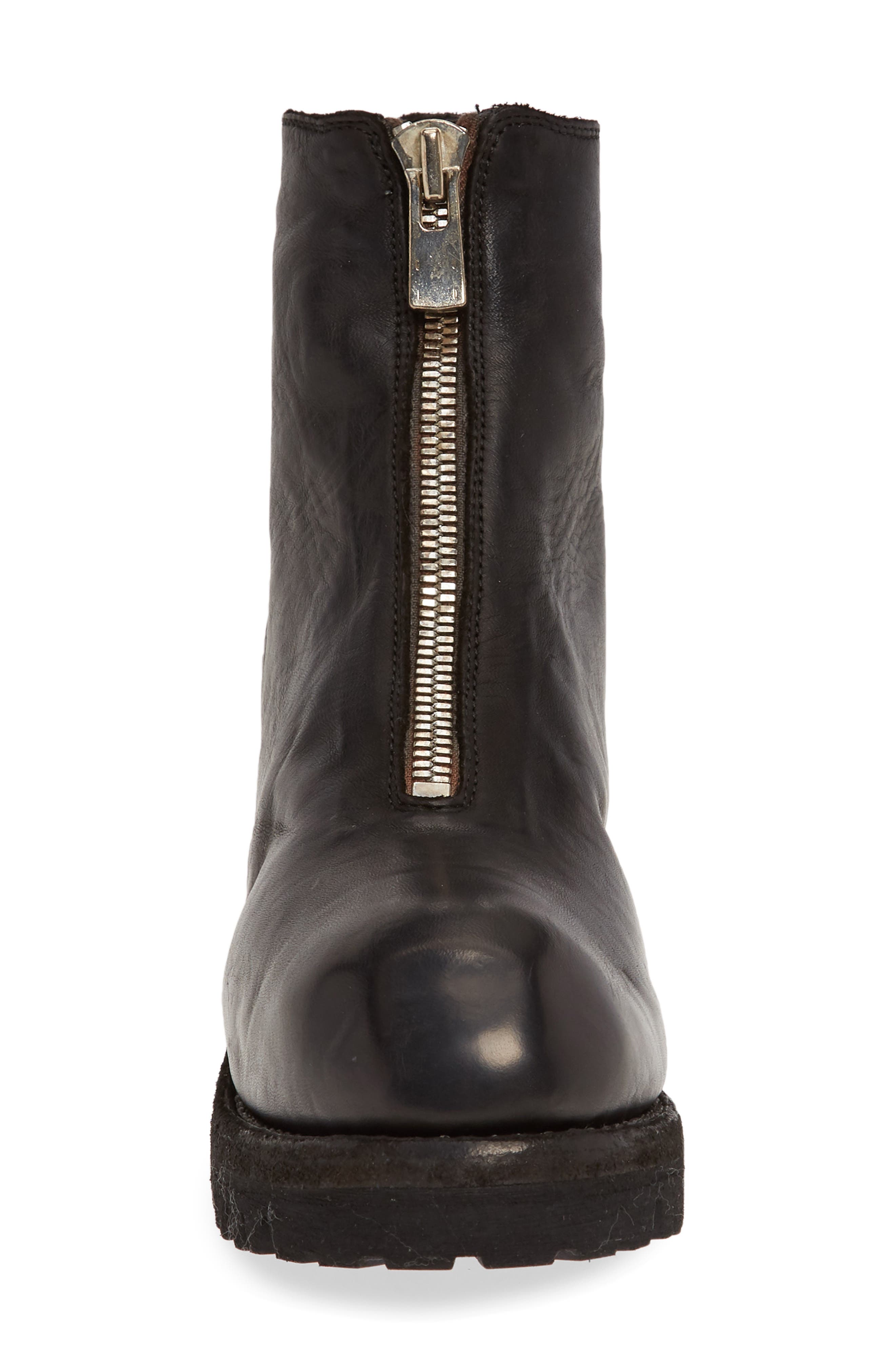 mens front zip boots