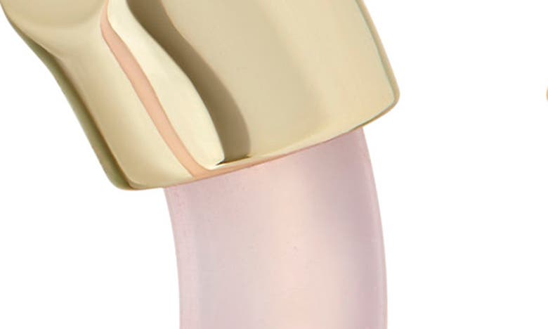 Shop Ted Baker Marblla Hoop Earrings In Gold Tone/ Pink