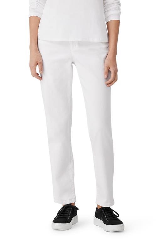 Eileen Fisher High Waist Slim Fit Jeans at Nordstrom,