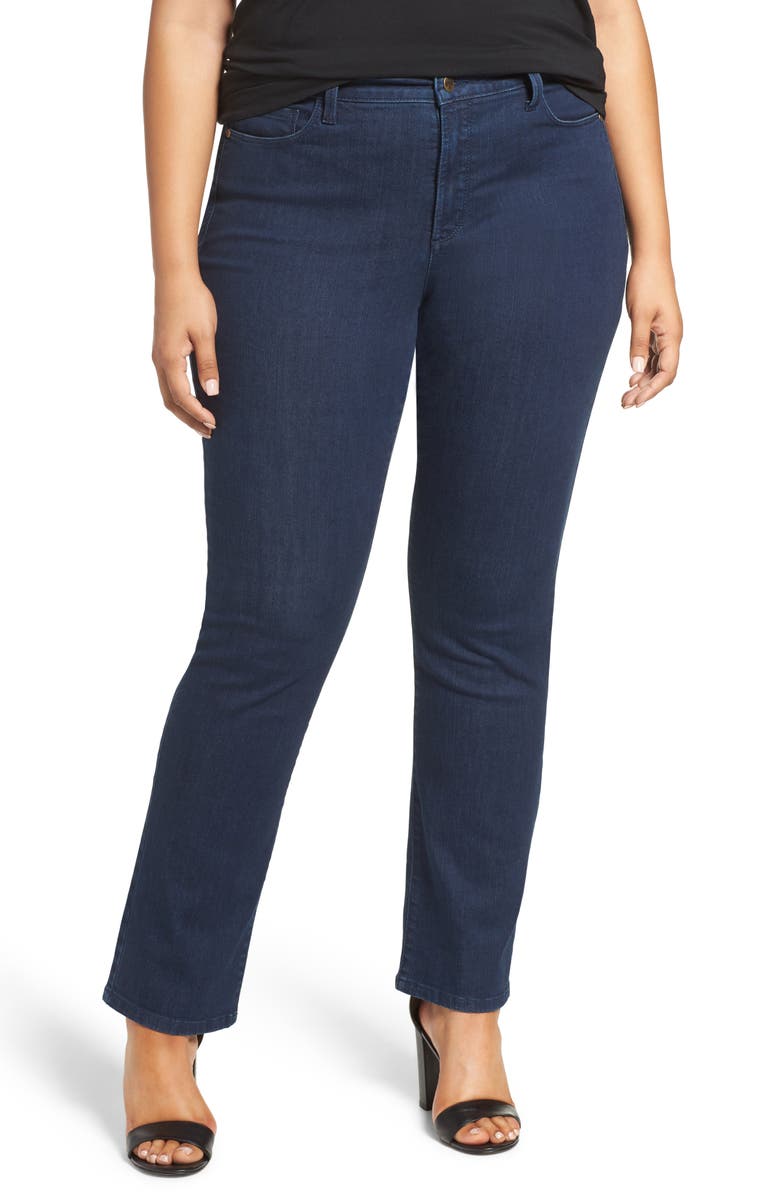 NYDJ Marilyn Stretch Straight Leg Jeans (Highpoint) (Plus Size) | Nordstrom