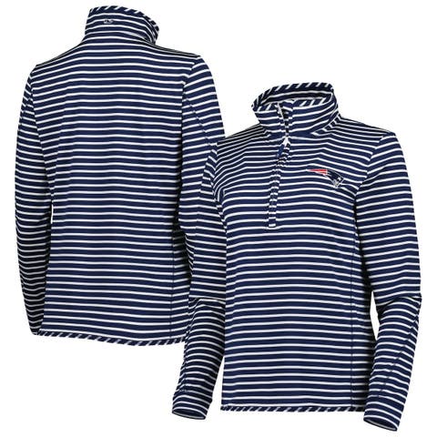 Shop Womens Cashmere Crewneck - New England Patriots at vineyard vines