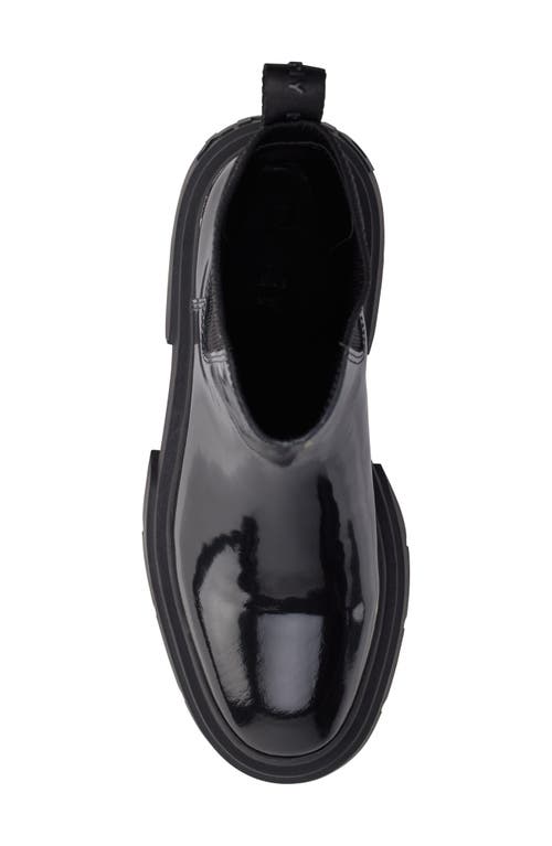 Dkny Fenella Lug Sole Chelsea Boot In Black