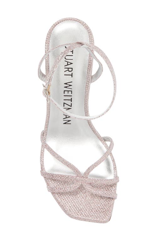 Shop Stuart Weitzman Barelythere Ankle Strap Sandal In Rosewater