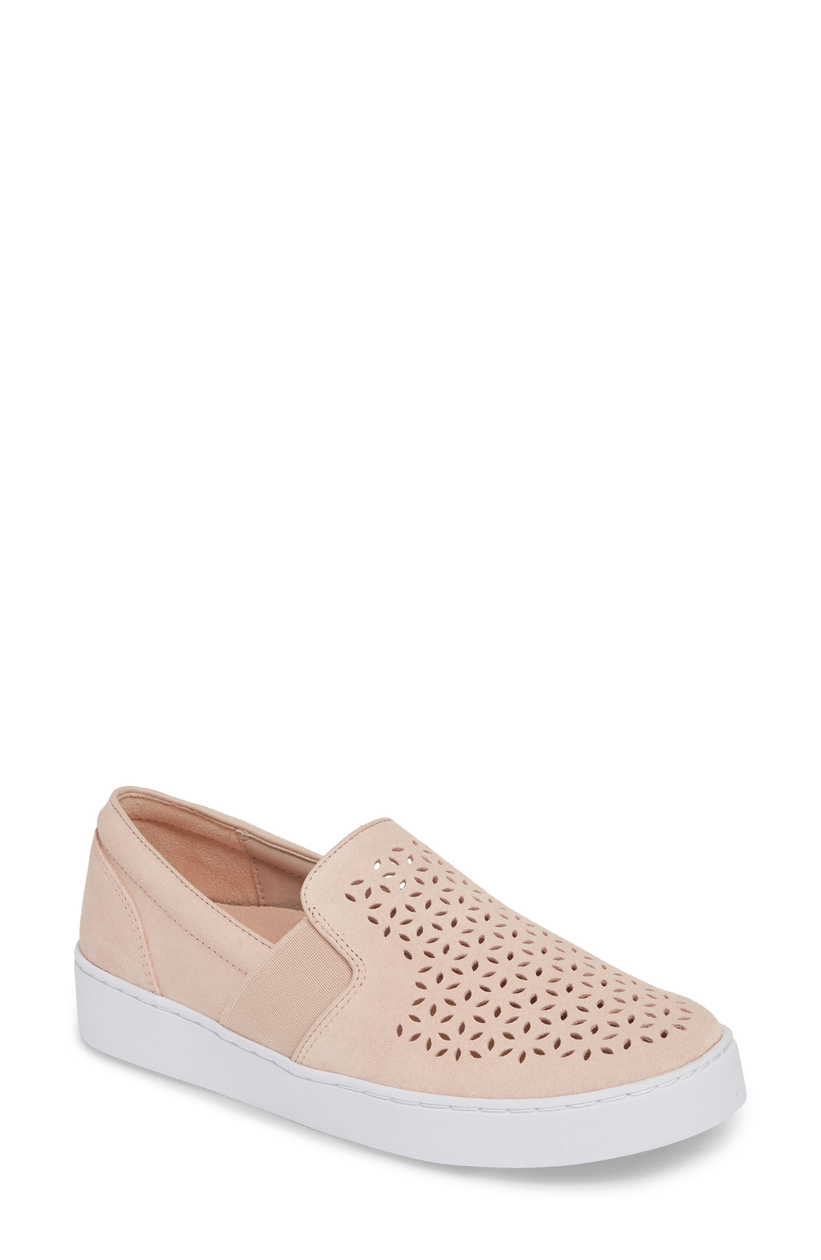 Vionic Kani Perforated Slip-On Sneaker, Pink