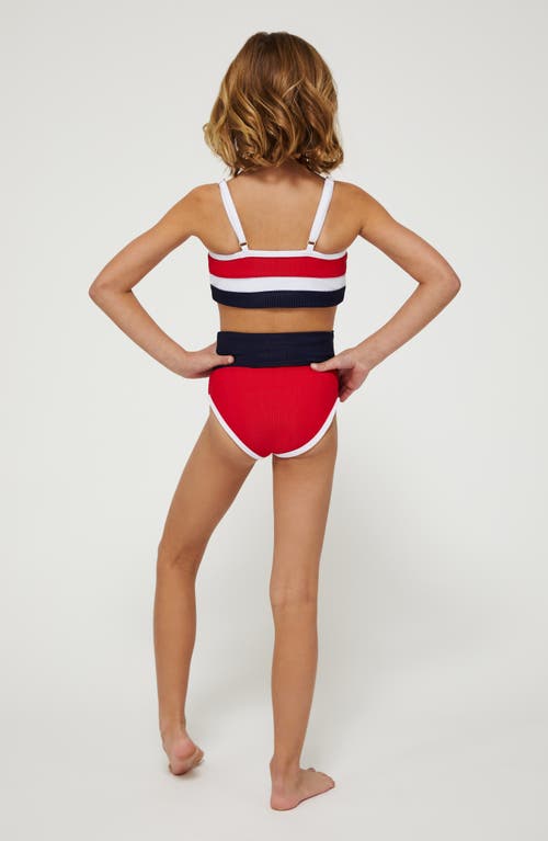 BEACH RIOT BEACH RIOT KIDS' LITTLE EVA & EMMIE TWO-PIECE SWIMSUIT 