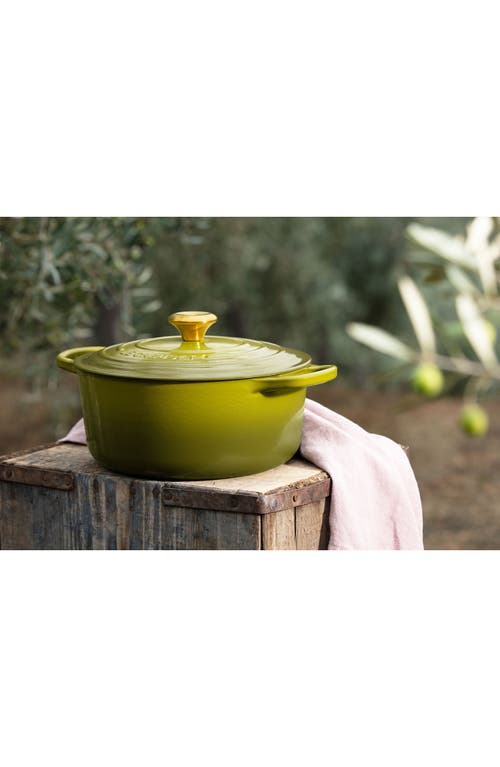 Le Creuset Signature 5.5-quart Round Enamel Cast Iron French/dutch Oven In Olive