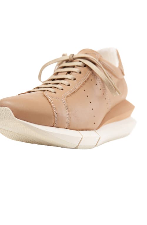 Shop Paloma Barceló Paloma Barcelo Alenzon Wedge Sneaker In Pastelbrown/nocciola