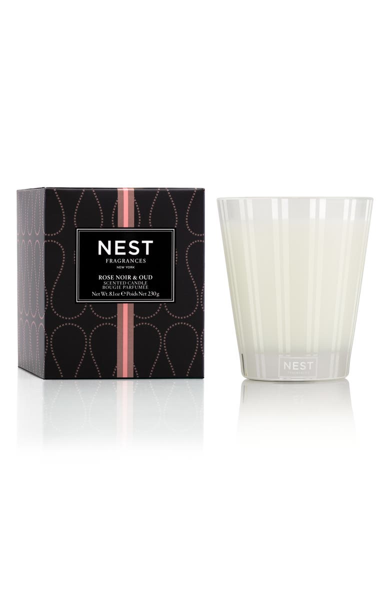 NEST NEW YORK NEST Fragrances Rose Noir & Oud Classic Candle, Main, color, NO COLOR