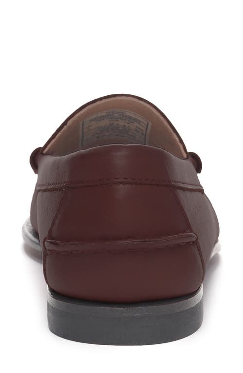 Shop Sebago Danielle Pop Loafer In Dark Brown