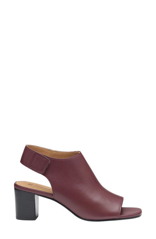 Johnston & Murphy Evelyn Slingback Sandal In Bordeaux Glove