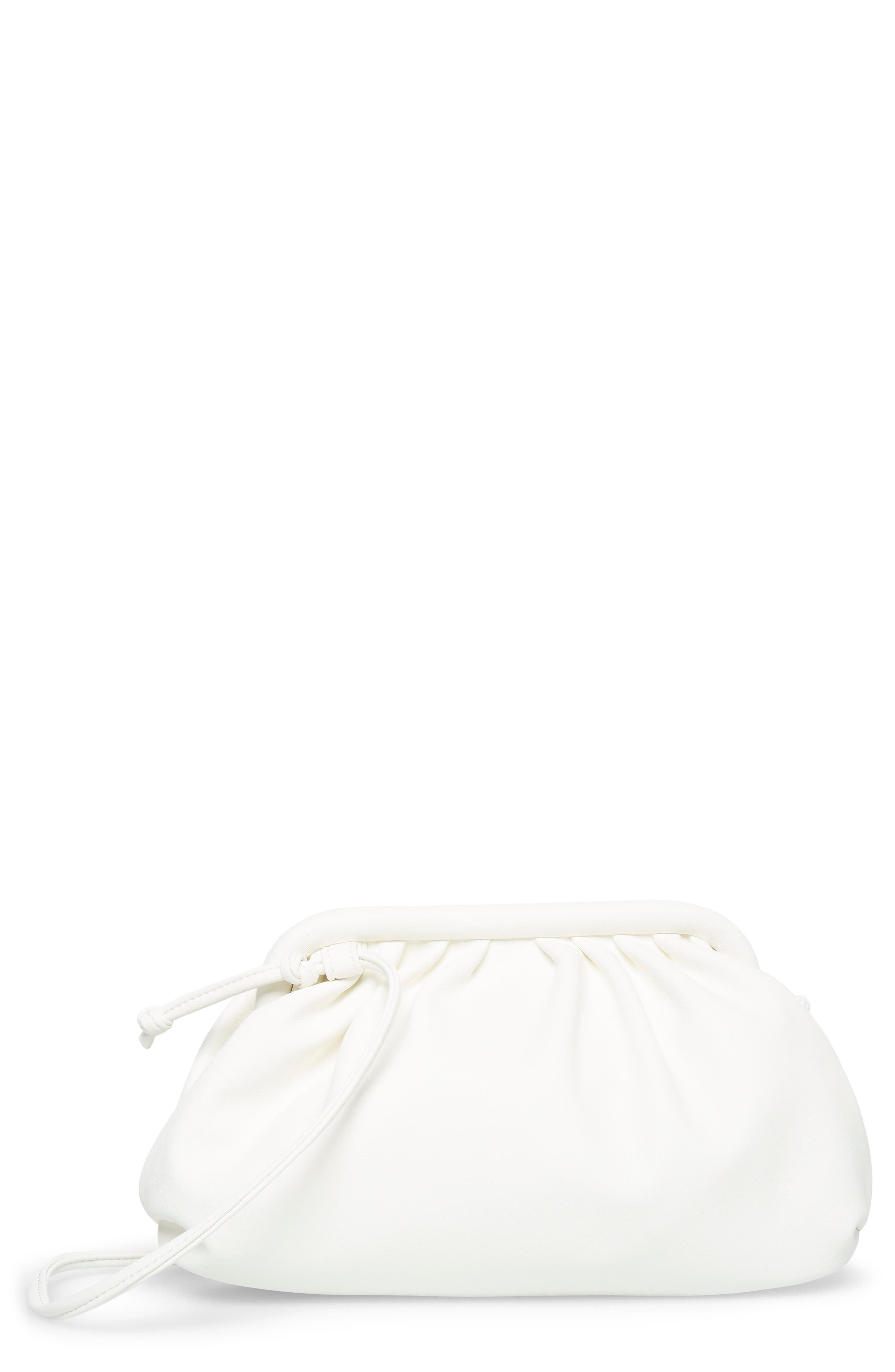 white bag clutch