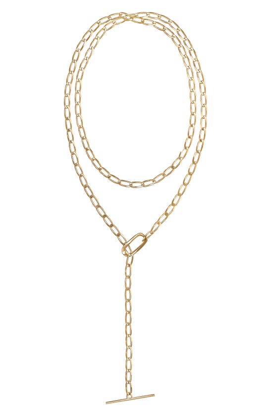 Shop Lana Biography Layered Chain Necklace In Yellow Gold