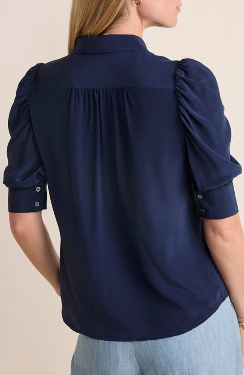 Vineyard Vines Blouse In Nautical Navy