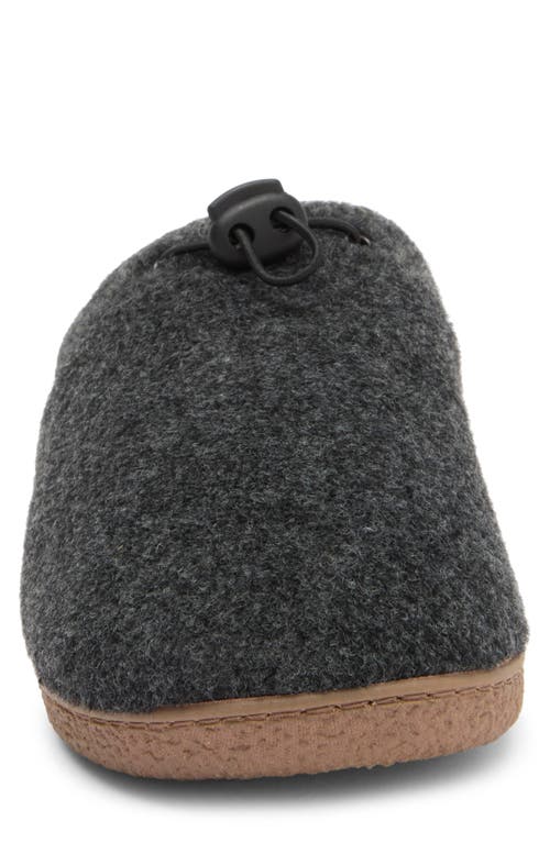 Abound Casey Faux Fur Lined Clog Slipper In Black Heather