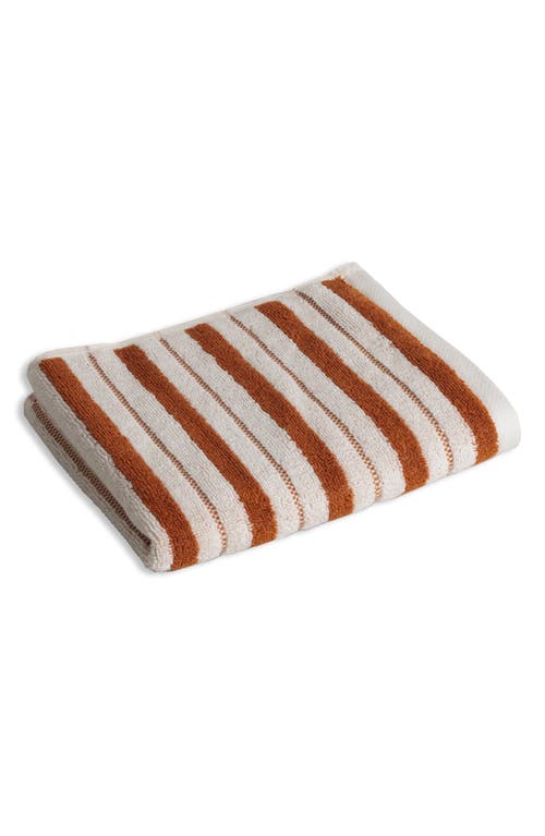 Baina San Luis Organic Cotton Hand Towel In Fuyu / Chalk