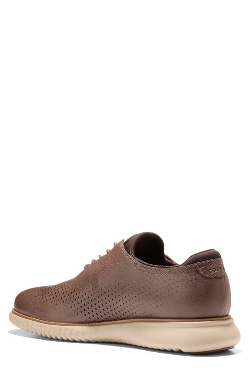 Shop Cole Haan 2.zerogrand Laser Wing Derby In Lava/madeira/oxford